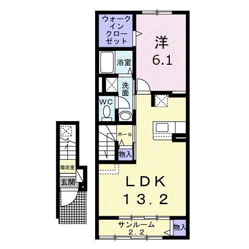 ［大東建託］プラシード（三沢市）詳細未定の間取り