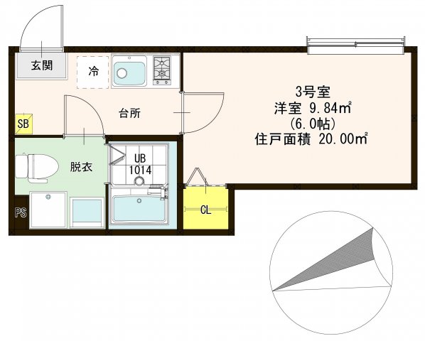 レグルス青井の間取り