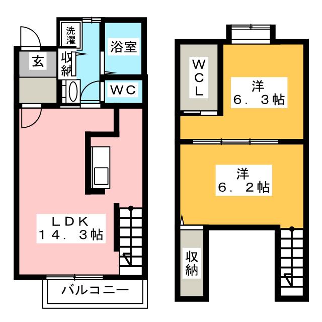 サピーＦの間取り