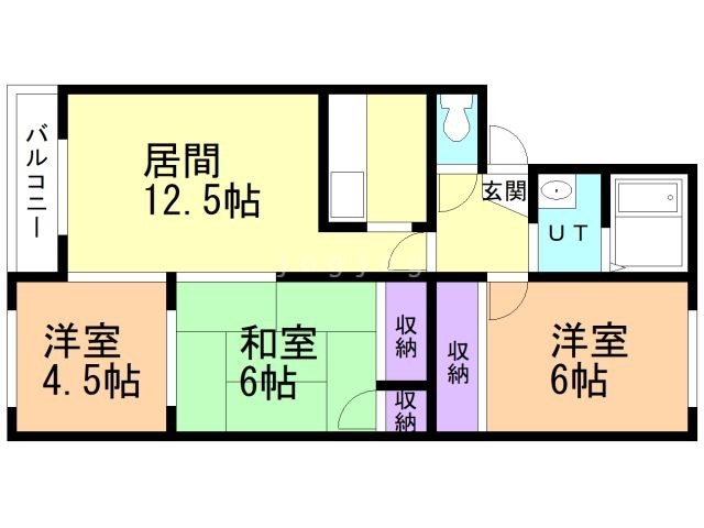 フロンティア旭川の間取り