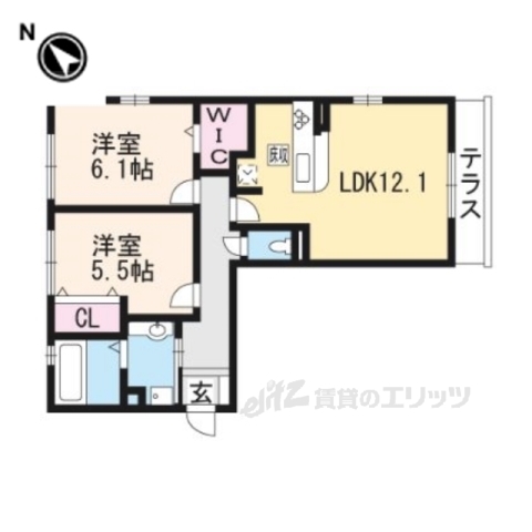 アルタ青地ビューの間取り