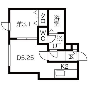 トレジャーキャッスル伍番館の間取り