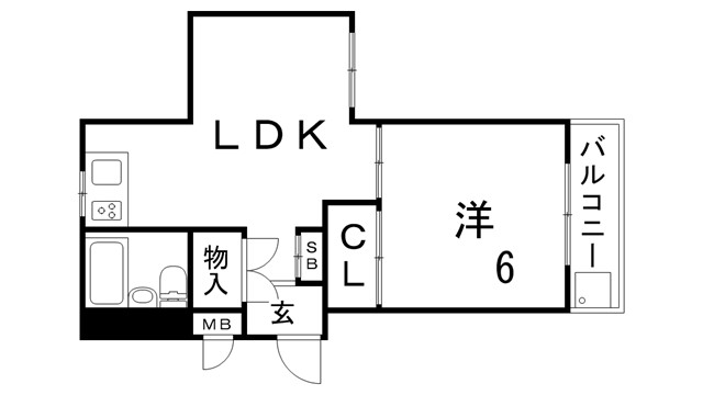 カーサ桧川の間取り