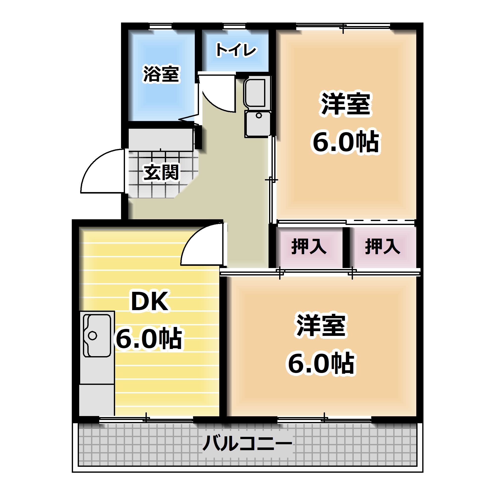 セントポーリアの間取り