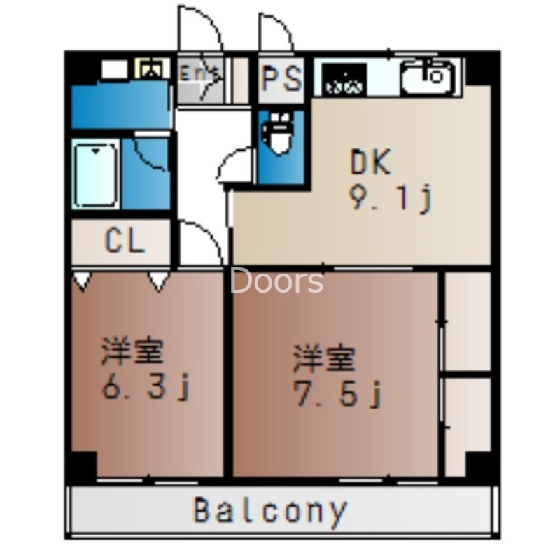 パレスマリソルの間取り