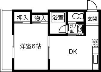 高蔵寺マンションの間取り