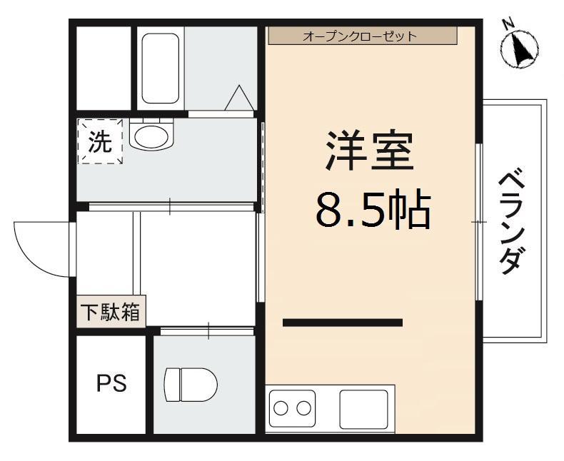 ヴェルス宮脇の間取り