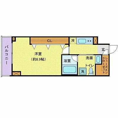 港区六本木のマンションの間取り