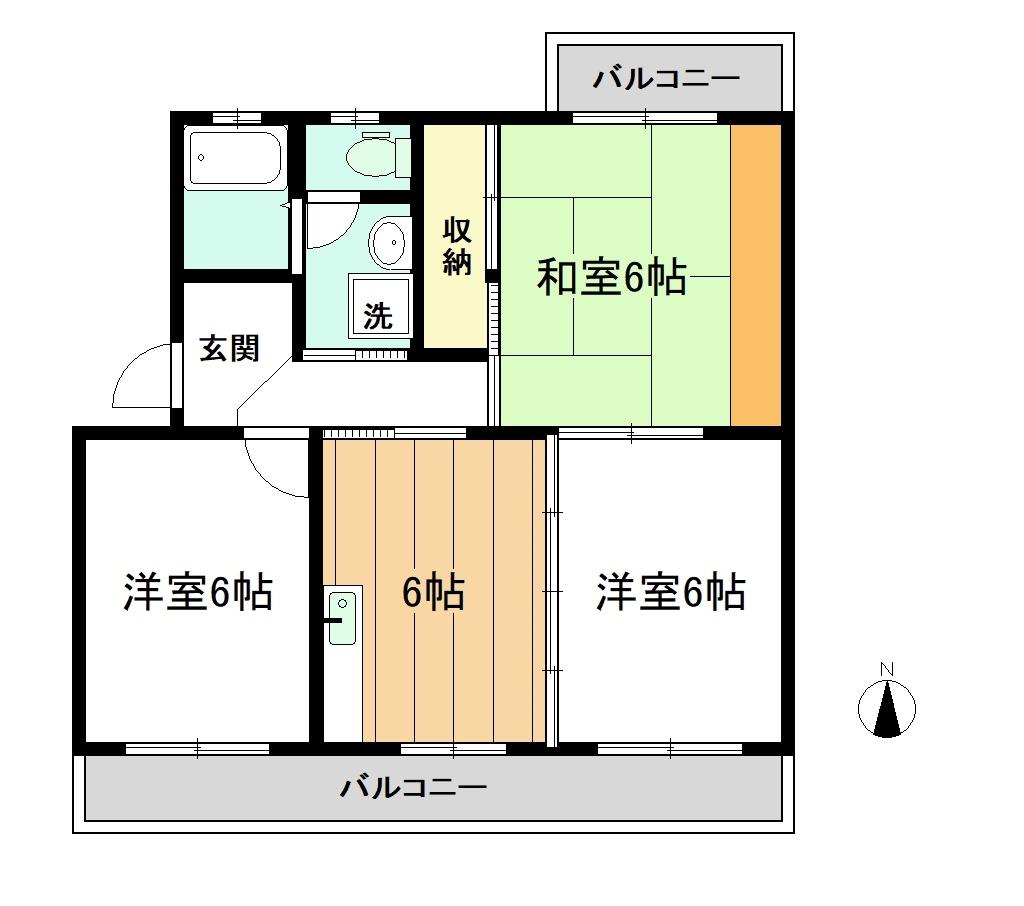 スカイコート高尾台の間取り