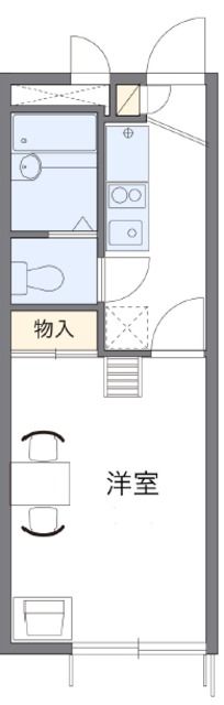 横浜市青葉区あかね台のアパートの間取り