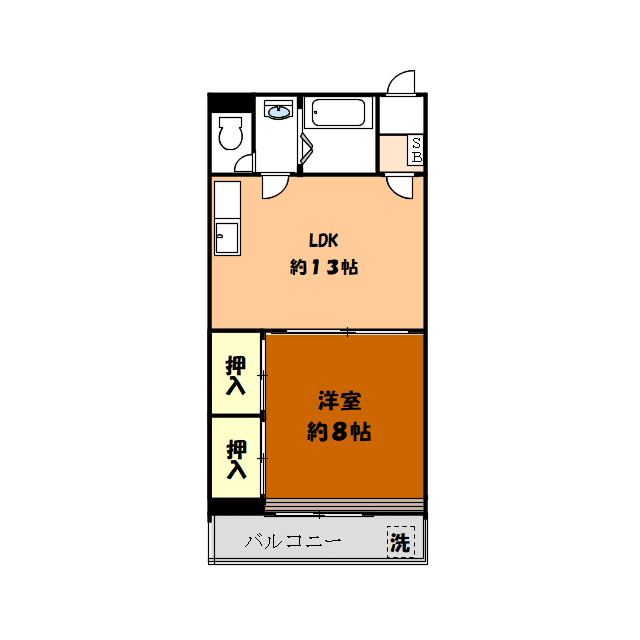 江東区北砂のマンションの間取り