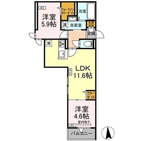 （仮称）足立区六町2丁目PJIIの間取り