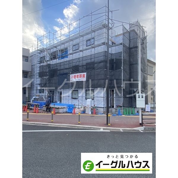 二日市新築アパートB棟の建物外観