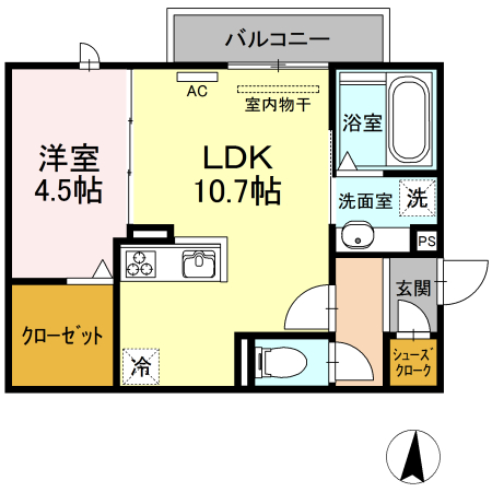 アベニール・Ｔの間取り