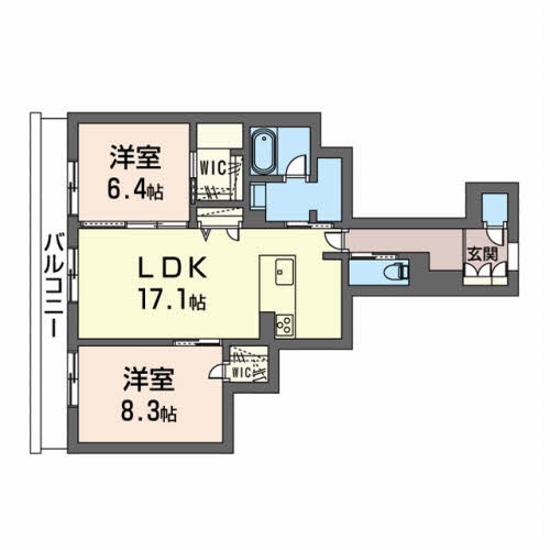 シティプラザ長者の間取り