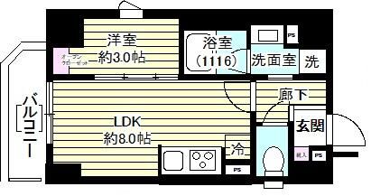 【文京区本郷のマンションの間取り】