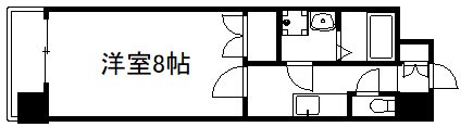 京都市伏見区深草西浦町２丁目のマンションの間取り