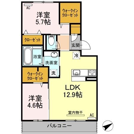 恩田ヒルズの間取り