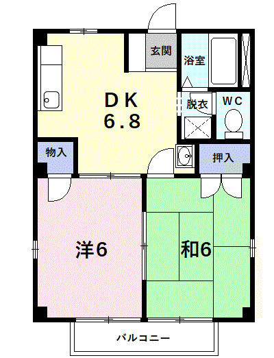 ビラ泉の間取り