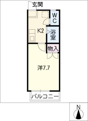 シングル弥生の間取り