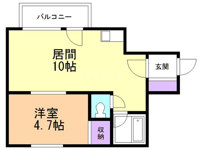 【ブローニュ澄川の間取り】