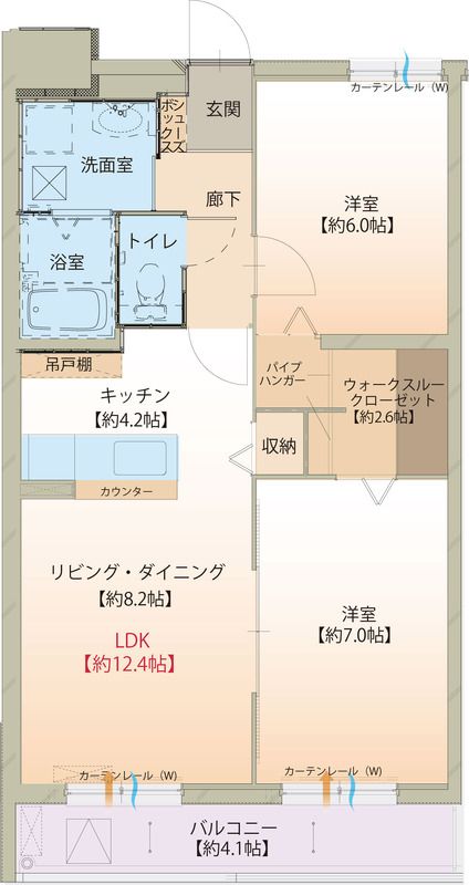 アルカンシエルの間取り