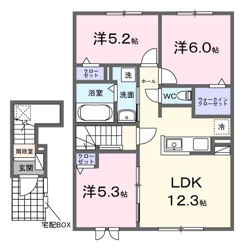 リノ　メリアIの間取り