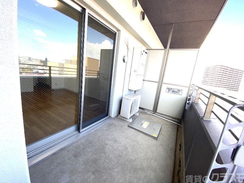 バルコニー　洗濯物もたくさん干せます。