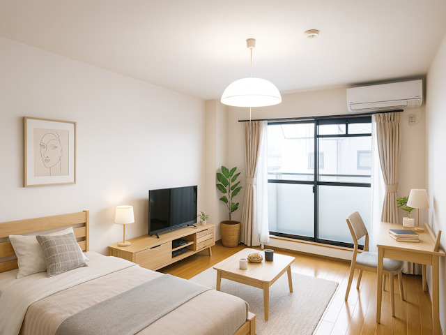 居室・リビング　CGで家具等を配置したもので家具等は含まれません。