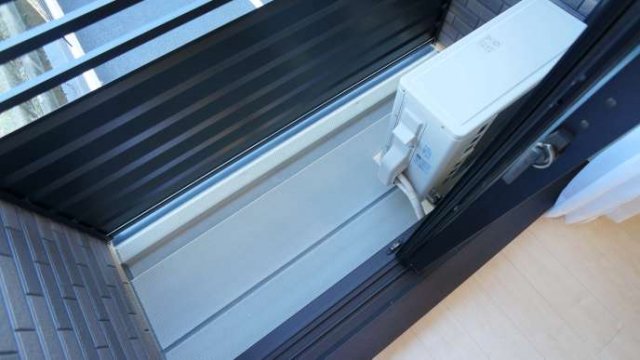 バルコニー　室内からの外観♪