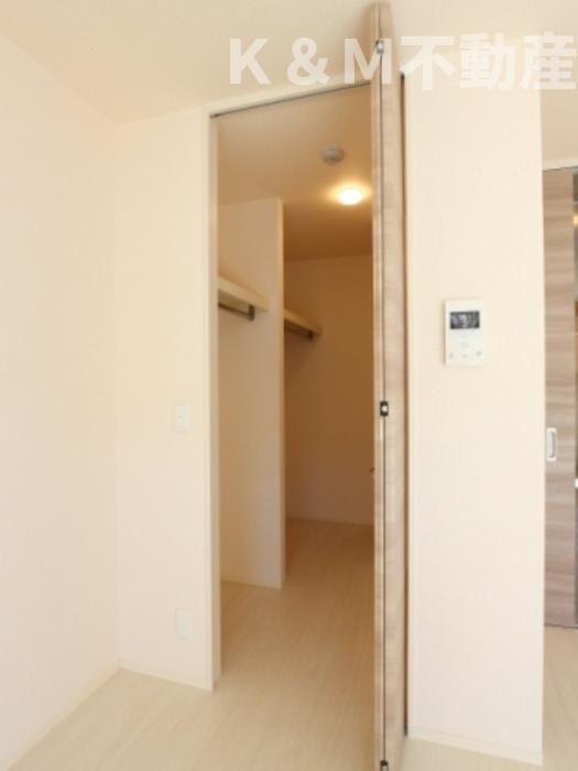 収納　たっぷりとした収納スペースです