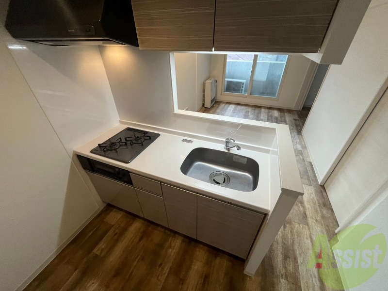 キッチン　システムキッチンなので、すぐお料理に使えます！