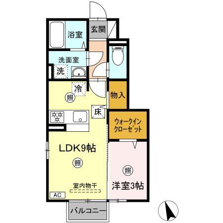 D-room桜の間取り写真