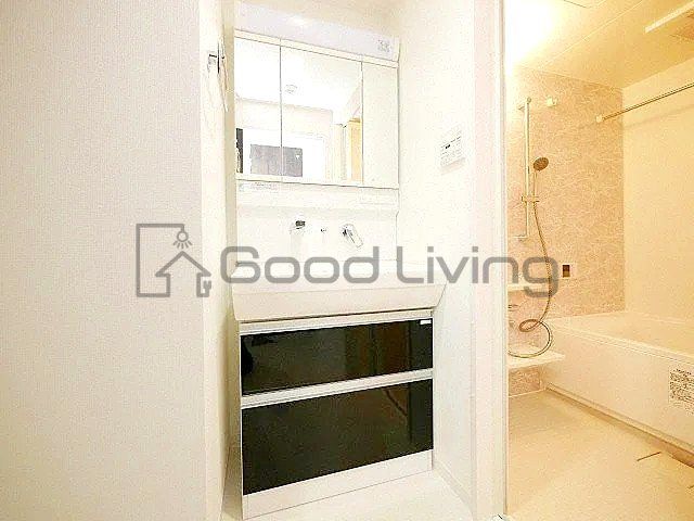 洗面設備　身だしなみもバッチリ