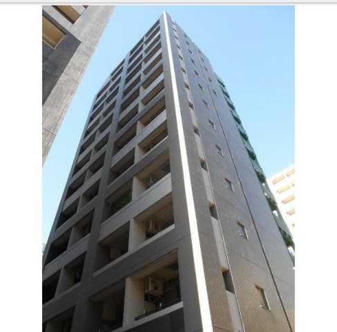 建物外観　シックなタイル貼りの外観