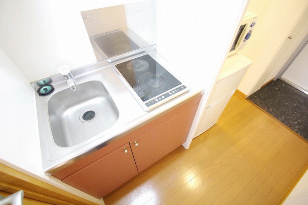 キッチン　コンロ設置済み（仕様は異なる場合があります）