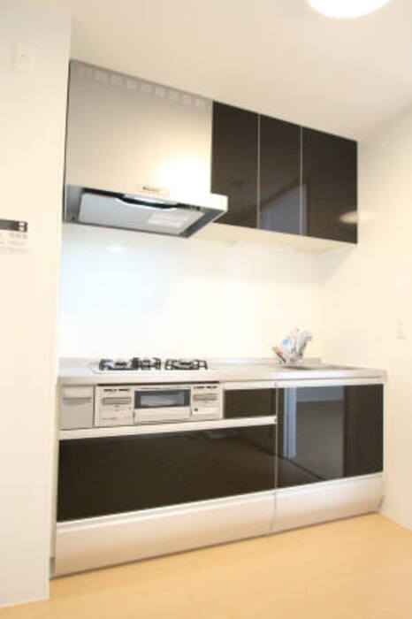 キッチン　コンパクトなキッチンで掃除もラクラク