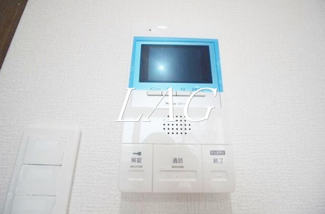 セキュリティ　モニター付きインターフォンです。