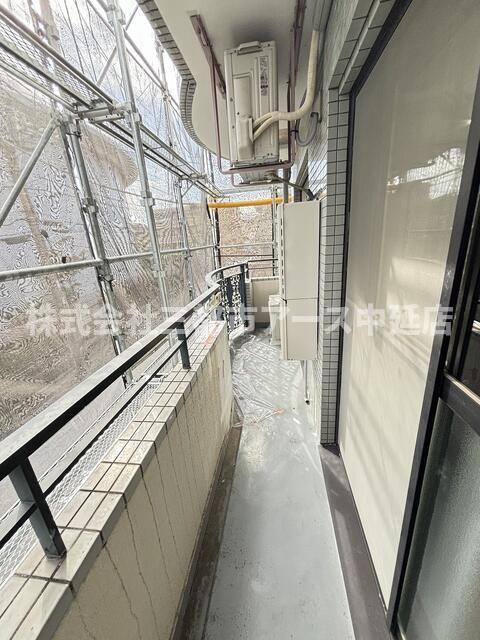 バルコニー　パールハイム河原