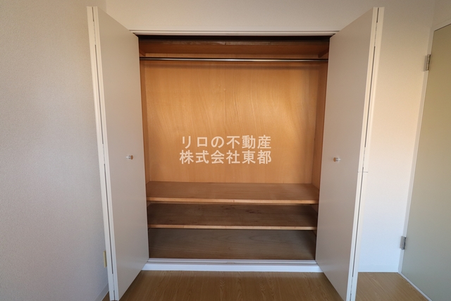 収納　奥行のある収納付です！増えがちな荷物をスッキリ収納できます