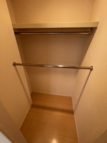 収納　ウォークインクローゼットです