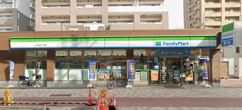 コンビニ　ファミリーマート 東今里一丁目店（コンビニ）まで136m