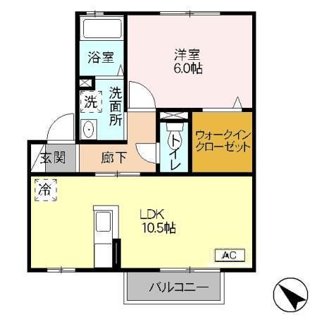 パルモアIIの間取り写真