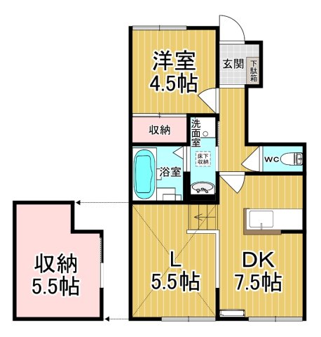 ラヴィーヌ中丸の間取り写真