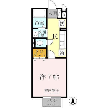 クリエ西山本の間取り写真
