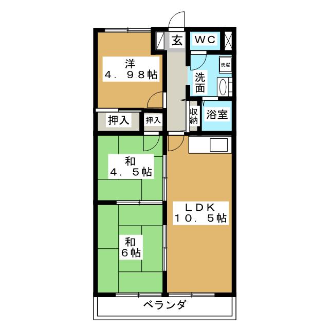 ミストラルの間取り写真