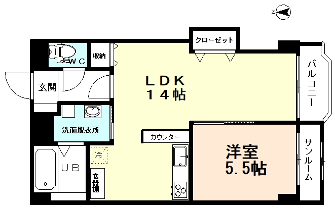 グレイスハイムの間取り