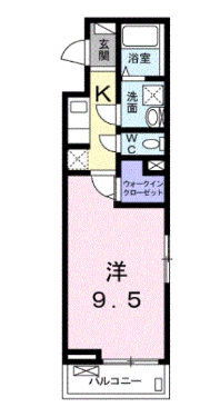 愛知県名古屋市南区鳴尾２（アパート）の賃貸物件の間取り