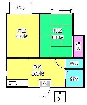 アートイン　　シングIの間取り