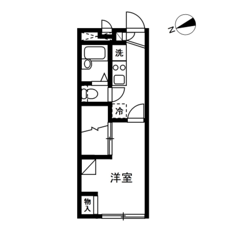 プレジール春日の間取り